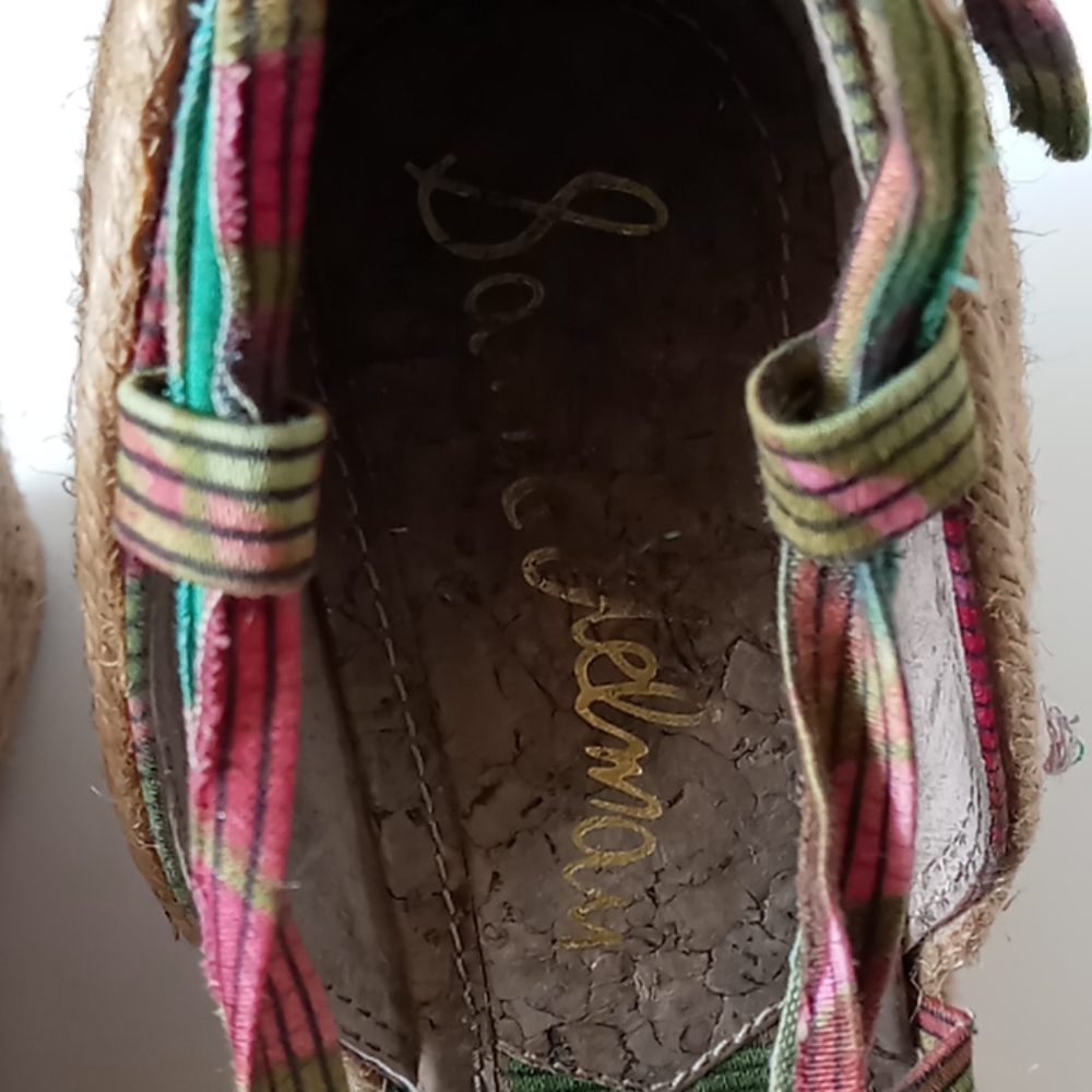 Sam Edelman Rope Platform Wedge Sandals - Picture 7 of 8